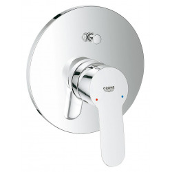  BauEdge Mitigeur Bain/Douche, avec levier, Chrome (MitigeurBD3)