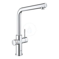 GROHE Red Duo Robinet et chauffe-eau taille L 30325001 - GROHE Red Duo Robinet et chauffe-eau taille L, Chromé (30325001)