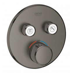 Grohe Grohtherm SmartControl Façade avec Mitigeur Thermostatique pour installation encastrée, 2 sorties (29119AL0)