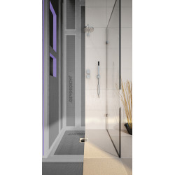  Jackon Receveur de douche à carreler Aqua Centré 1000x1000x40mm siphon vertical offert (4512088 + 4512008)