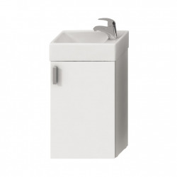 Jika (Groupe Roca) Meuble de salle de bain avec lavabo Jika Litt 40x22,1x67,5 cm blanc H4535111753001