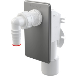 Alca Siphon encastrable pour lave linge en acier inoxydable (APS3)