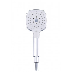colonne de douche avec mitigeur thermostatique blanc / chrome (SATSSTHP)