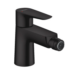 Hansgrohe Talis E Mitigeur bidet noir mat, avec tirette et vidage (71720670)