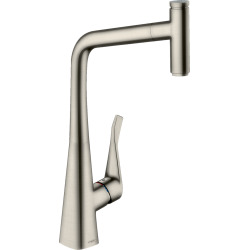 Hansgrohe Metris Select 320. Mitigeur de cuisine avec douchette extractible (14884800)