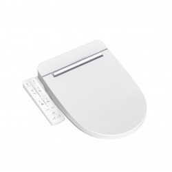 Vovo Abattant WC japonais, siège de toilette électrique avec bidet intégré, blanc (VB3100S)