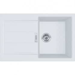 Franke SIRIUS - 2.0 S2D 611-78 Tectonite® Evier à encastrer Blanc