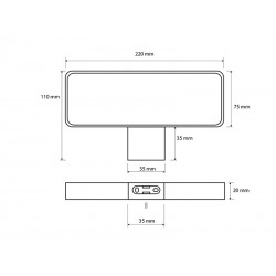  NERO Anneau porte-serviettes noir (135004060)