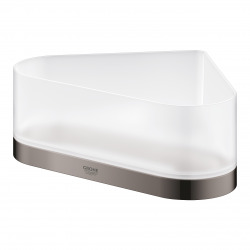  Selection Porte-savon d'angle avec support, Hard graphite (41038A00)