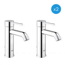 Grohe Essence - Lot de 2 Mitigeurs monocommande 1/2" lavabo Taille S (23591001-DUO)
