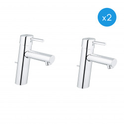 Grohe CONCETTO NEW - Lot de 2 Mitigeurs monocommande 1/2" Lavabo Taille M (23450001-DUO)