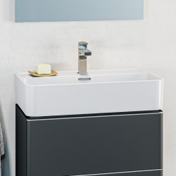 Ideal Standard Strada II Lavabo 600x430 mm blanc, 1 trou de robinet, couvercle de vidage en porcelaine inclus, non meulé (T300001)