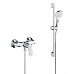 Hansgrohe Pack Focus Mitigeur douche + Set de douche Crometta Vario (31960000-CROMETTA)