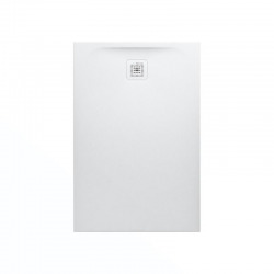 Laufen Receveur de douche en gel coat Marbond, extra-plat, évacuation sur le côté court 120x80, Blanc mat (H2109520000001)