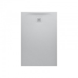 Laufen Receveur de douche en gel coat Marbond, extra-plat, évacuation sur le côté court 120x80, Gris (H2109520770001)
