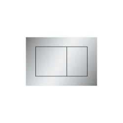 Tece TECEnow Plaque de commande à double touche, Chromé mat (9.240.402)