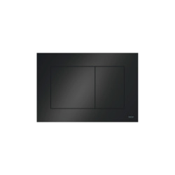 Tece TECEnow Plaque de commande double touche, Noir (9.240.403)
