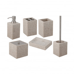  Supera Porte-savon en polyrésine, Sable (SUP39)