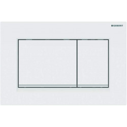 Geberit Sigma30 Plaque de déclenchement double touche, Blanc (115.883.11.1)