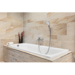  By Kaldewei Vivien 170 x 75 cm Baignoire droite en acier émaillé, sans pieds, blanc (SATVIVI17075)