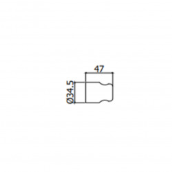  B-Way Support de douche mural pour douchette à main, Noir mat (SATBSDPBW)