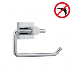 Tesa  Hukk Dérouleur papier toilette, métal chromé, pose facile sans perçage (40246-00000-00)