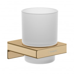 Hansgrohe AddStoris porte-gobelet et brosses à dents avec gobelet, bronze brossé (41749140)