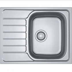 Franke Spark SKN 611-63 Évier 63,5x50cm avec égouttoir réversible, Inox (SKN611-63)
