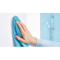  Aluxx Panier de douche en aluminium chromé inoxydable 9,2x25x12,5cm, pose facile sans perçage (40202-00000-00)