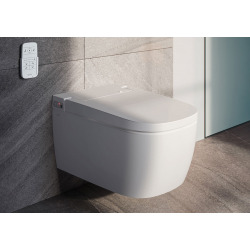  V-Care 1.1 Smart Essential WC lavant avec commande à distance + Fonctions personnalisables, 100% hygiénique (5674B003-6193)