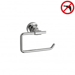 Tesa  Luup Dérouleur de papier toilette, Métal, Chrome, pose facile sans perçage (40287-00000-00)