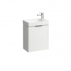 Laufen Case Meuble sous lavabo suspendu 47x53x26,5 cm, 1 porte ouverture à droite, Blanc mat (H4021021102601)