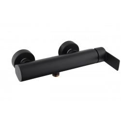  by Paffoni B-Way Set mitigeur de douche mécanique + Douchette 1 jet, Flexible 1,5m Noir mat (ATBSBW268-SET2