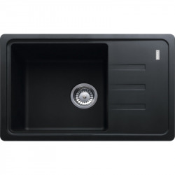 Franke Malta - BSG 611-62 Evier 62x43,5cm avec égouttoir réversible, Fragranit+, Graphite (BSG611-62G)