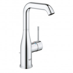 Grohe Essence Mitigeur monocommande taille L avec tirette et vidage, cartouche en céramique, Chrome (G-24174001)