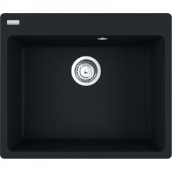 Franke Centro Evier de cuisine Fragranit + , 590x500mm, Noir mat (CNG610-54MC)