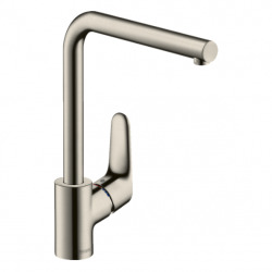 Hansgrohe Focus M41 Mitigeur d'évier 280 avec bec orientable, 1 jet, Inox brossé (31817800)