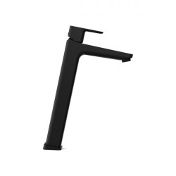  10° Mitigeur de lavabo 334 mm avec mousseur orientable, Noir mat (X070151)