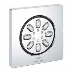 Grohe Rainshower Aqua - Douchette latérale avec corps encastré et joint d'étanchéité, Chrome (26802000)