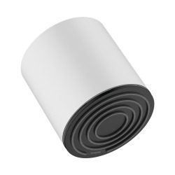 Hansgrohe Pulsify Douche de tête orientable XXL Performance 105 mm, Blanc mat (24130700)