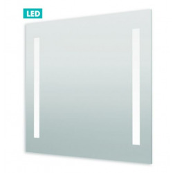  Miroir avec éclairage LED Naturel Iluxit 80x70 cm (ZIL8070LEDS)
