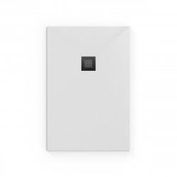  Pack  Porte coulissante 120cm + Receveur Satalek 120x90cm, Blanc (Huppe1-12090WH)