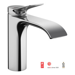 Hansgrohe Vivenis Mitigeur de lavabo 110 sans tirette ni vidage, chromé (75022000)