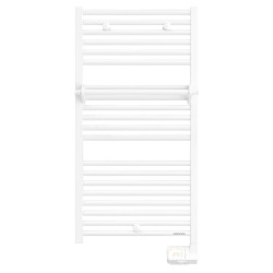 Atlantic Radiateur sèche serviettes 2012, électrique digital 500W blanc + boîtier de commande digital + barre de portage additionnelle