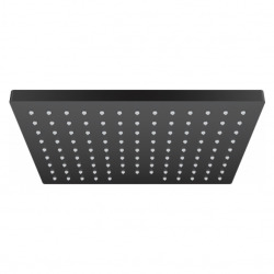 Vernis Shape Set de douche en 1 avec Douchette à main 2 jets avec support + Douche de tête 230, Noir mat (VernisShapeNoirMat-1)