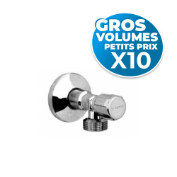 Schell Lot de 10 robinets de service pour machine à laver (033000699-GVP10)