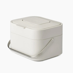 Joseph Joseph Stack bac compost/déchets organiques 4L, couleur pierre (30015)