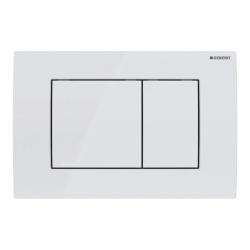 Geberit Delta30 plaque de déclenchement double touche, blanc alpin (115.137.11.1)