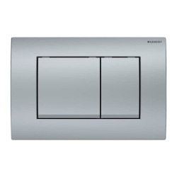 Geberit Delta30 plaque de déclenchement double touche, chrome mat (115.137.46.1)