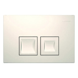 Geberit Delta35 plaque de déclenchement double touche, blanc alpin  (115.135.11.5)